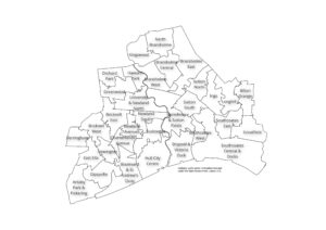 Nationally-assigned names of Hull's 33 middle layer super output areas (2021 Census)