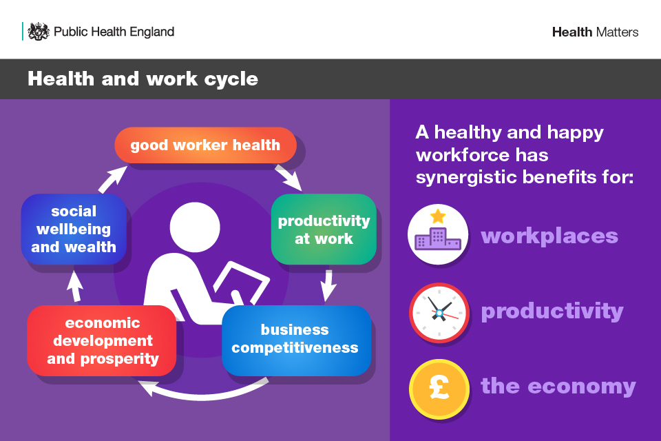 Public Health England image showing the work cycle