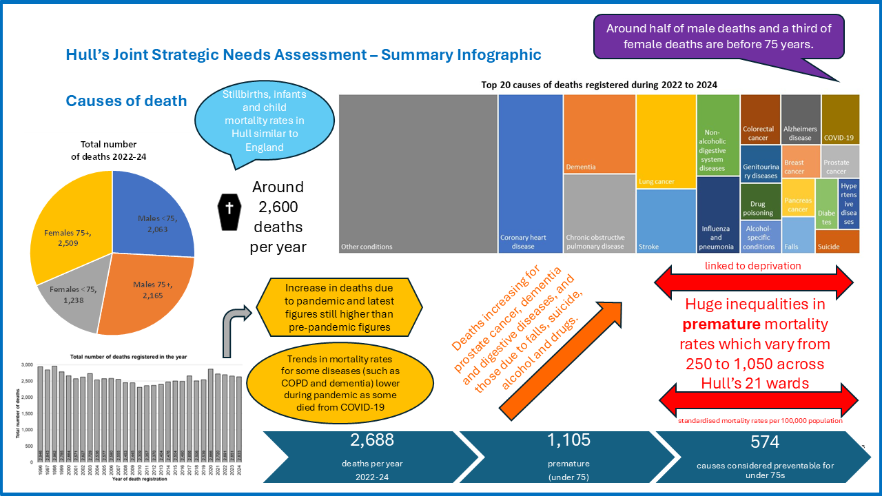 Causes of Death - Summary Infographic, October 2025